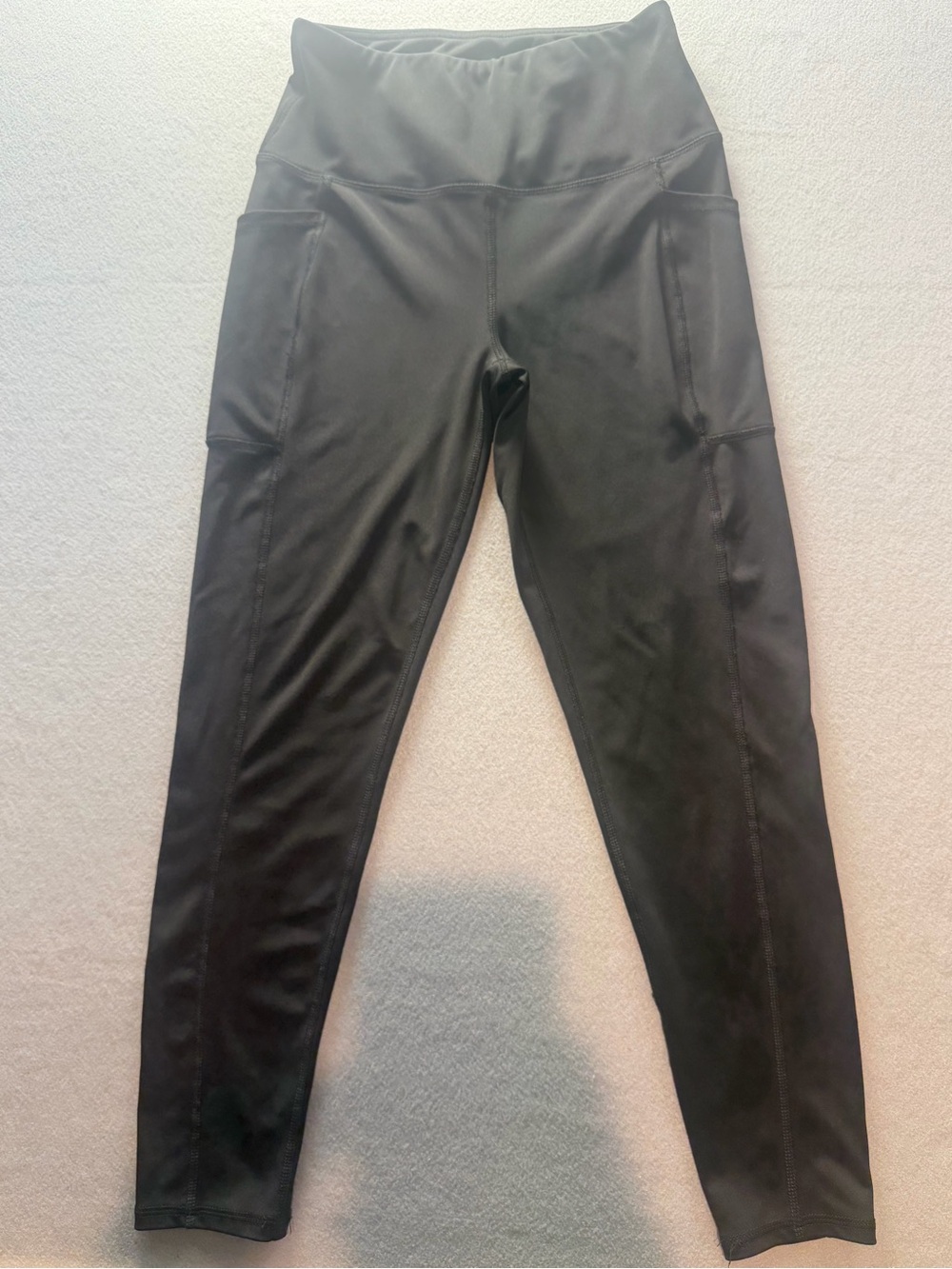 Daisy Fuentes FIT Black High-Rise Pocket Leggings M